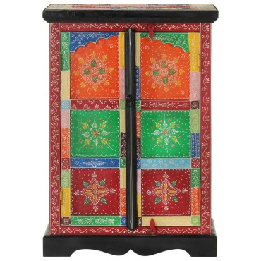 vidaXL Ντουλάπι με Πόρτες Χειροποίητο 53x30x75cm Μασίφ Ξύλο Μάνγκο 1 τεμ.