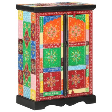 vidaXL Ντουλάπι με Πόρτες Χειροποίητο 53x30x75cm Μασίφ Ξύλο Μάνγκο 1 τεμ.