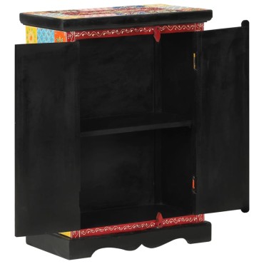 vidaXL Ντουλάπι με Πόρτες Χειροποίητο 53x30x75cm Μασίφ Ξύλο Μάνγκο 1 τεμ.