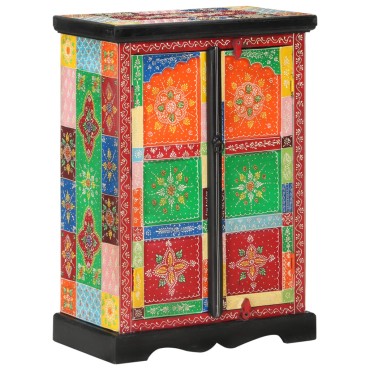 vidaXL Ντουλάπι με Πόρτες Χειροποίητο 53x30x75cm Μασίφ Ξύλο Μάνγκο 1 τεμ.