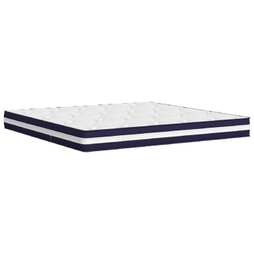 vidaXL Στρώμα με Pocket Springs Μεσαία Σκληρότητα 200x200cm 1 τεμ. - Διπλό