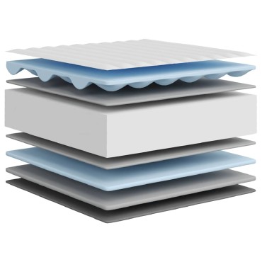 vidaXL Στρώμα Αφρού Medium Soft 80x200cm 1 τεμ. - Μονό