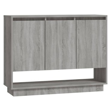 vidaXL Ντουλάπι Γκρι Sonoma 97x31x75cm από Επεξεργασμένο Ξύλο 1 τεμ.