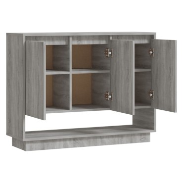 vidaXL Ντουλάπι Γκρι Sonoma 97x31x75cm από Επεξεργασμένο Ξύλο 1 τεμ.