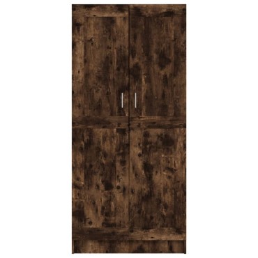 vidaXL Ντουλάπα Καπνιστή Δρυς 82,5x51,5x180cm από Επεξεργασμένο Ξύλο 1 τεμ.