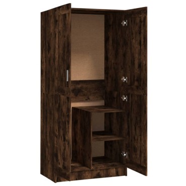 vidaXL Ντουλάπα Καπνιστή Δρυς 82,5x51,5x180cm από Επεξεργασμένο Ξύλο 1 τεμ.