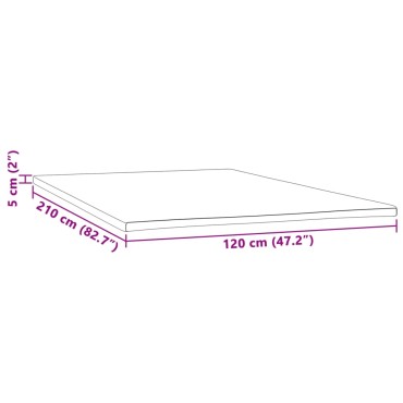 vidaXL Ανώστρωμα 120x210x5 εκ.