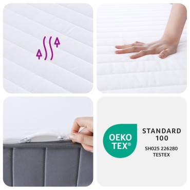 vidaXL Στρώμα Αφρού Medium Soft 90x190cm Μονό 1 τεμ. - Μονό