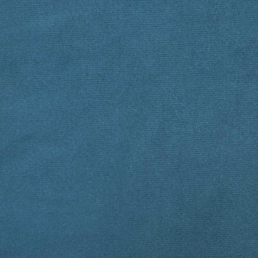 vidaXL Κρεβάτι Boxspring με Στρώμα Σκούρο Μπλε 120x210 εκ. Βελούδινο