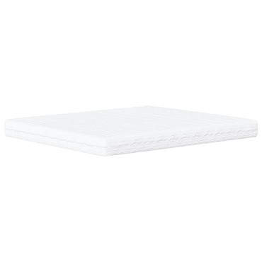 vidaXL Στρώμα Αφρού Σκληρότητα H2 H3 Λευκό 180x220cm 1 τεμ. - Διπλό