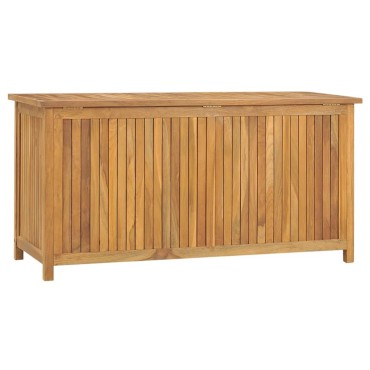 vidaXL Μπαούλο Κήπου 114x50x58cm από Μασίφ Ξύλο Teak 1 τεμ.