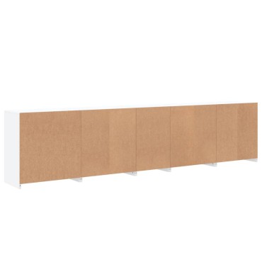 vidaXL Μπουφές με Φώτα LED Λευκός 283x37x67cm 1 τεμ.