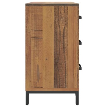 vidaXL Συρταριέρα 75x35x70cm από Μασίφ Ξύλο Πεύκου 1 τεμ.