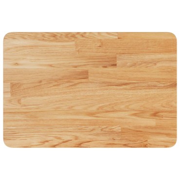 vidaXL Πάγκος Μπάνιου Αν. Καφέ 60 x 40 x 2,5 εκ. Επεξ. Μασίφ Ξύλο