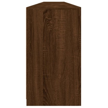 vidaXL Μπουφές με LED Καφέ Δρυς 283x37x67cm 1 τεμ.