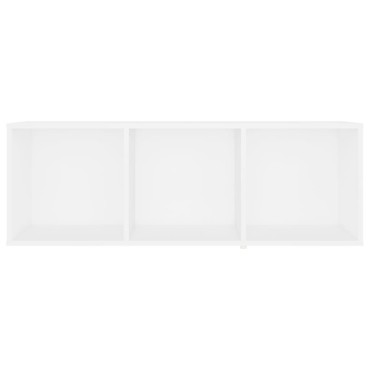 vidaXL Έπιπλα Τηλεόρασης 4 τεμ. Λευκά 107x35x37cm Μοριοσανίδα