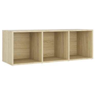 vidaXL Έπιπλα Τηλεόρασης 4 τεμ. Sonoma Δρυς 107x35x37cm Μοριοσανίδα