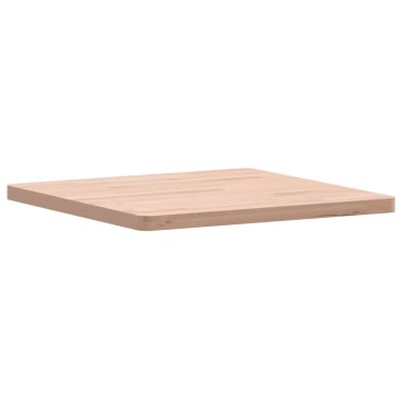 vidaXL Επιφάνεια Τραπεζιού Τετράγωνη 80x2,5cm Μασίφ Ξύλο Οξιάς 1 τεμ.