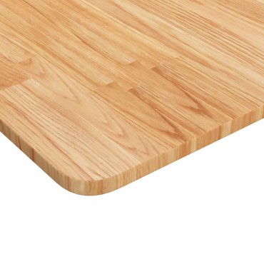 vidaXL Πάγκος Μπάνιου Αν. Καφέ 100x60x1,5 εκ. Επεξ. Μασίφ Ξύλο