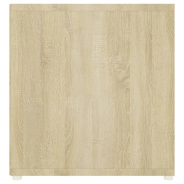 vidaXL Έπιπλο Τηλεόρασης Sonoma Δρυς 107x35x37cm από Επεξ. Ξύλο