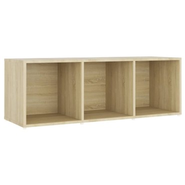 vidaXL Έπιπλα Τηλεόρασης 3 τεμ. Sonoma Δρυς 107x35x37cm Μοριοσανίδα