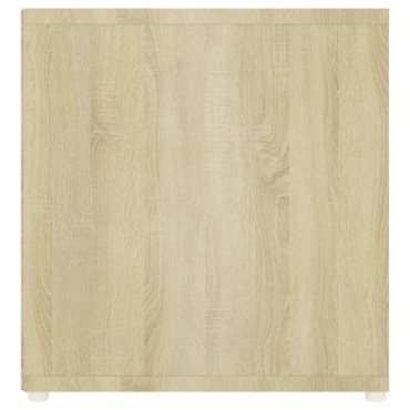 vidaXL Έπιπλα Τηλεόρασης 2 τεμ. Sonoma Δρυς 107x35x37cm Επεξ. Ξύλο