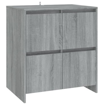 vidaXL Μπουφές Γκρι Sonoma 70x41x75cm από Επεξεργασμένο Ξύλο 1 τεμ.