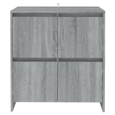 vidaXL Μπουφές Γκρι Sonoma 70x41x75cm από Επεξεργασμένο Ξύλο 1 τεμ.