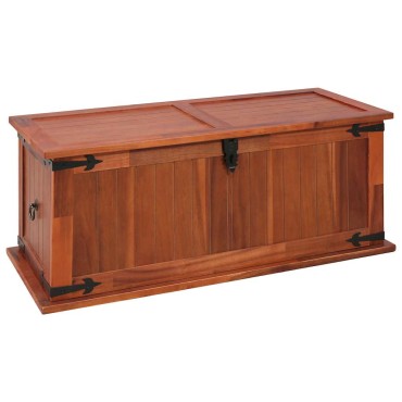 vidaXL Μπαούλο Αποθήκευσης 90x45x40cm από Μασίφ Ξύλο Ακακίας 1 τεμ.