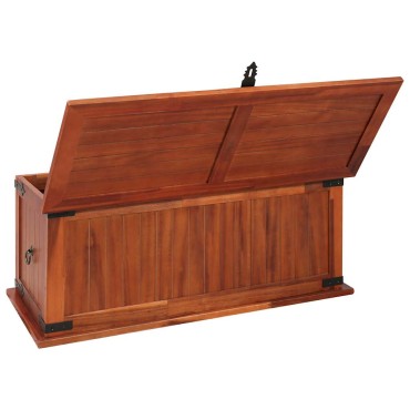 vidaXL Μπαούλο Αποθήκευσης 90x45x40cm από Μασίφ Ξύλο Ακακίας 1 τεμ.