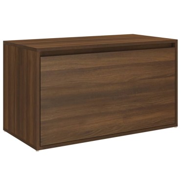 vidaXL Πάγκος Χολ Καφέ Δρυς 80x40x45cm από Επεξεργασμένο Ξύλο 1 τεμ.