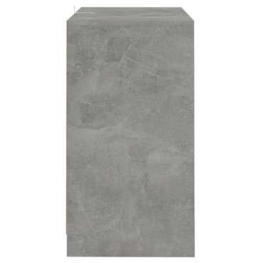 vidaXL Ντουλάπια 2 τεμ. Γκρι Σκυροδέματος 70x41x75cm Μοριοσανίδα
