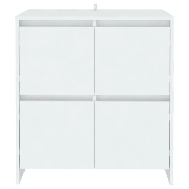 vidaXL Μπουφές Λευκός 70x41x75cm από Επεξεργασμένο Ξύλο 1 τεμ.
