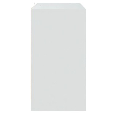 vidaXL Μπουφές Λευκός 70x41x75cm από Επεξεργασμένο Ξύλο 1 τεμ.
