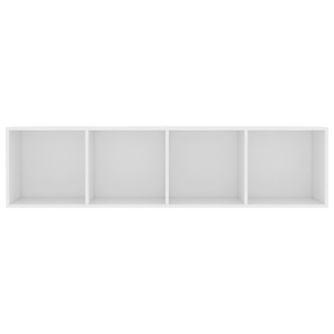 vidaXL Βιβλιοθήκη/Έπιπλο Τηλεόρασης Λευκό 143x30x36cm 1 τεμ.