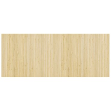 vidaXL Χαλί Ορθογώνιο Ανοιχτό Φυσικό 80x200cm Μπαμπού