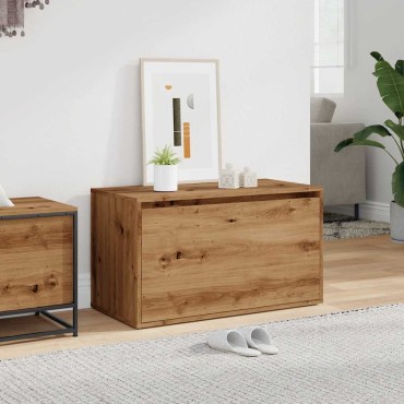 vidaXL Έπιπλο Χολ / Εισόδου τεχνίτης Δρυς 80x40x45cm Μοριοσανίδα 1 τεμ.