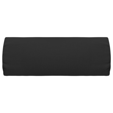 vidaXL Προσκέφαλο Σεζλόνγκ Μαύρο 40x7,5x15cm από Textilene