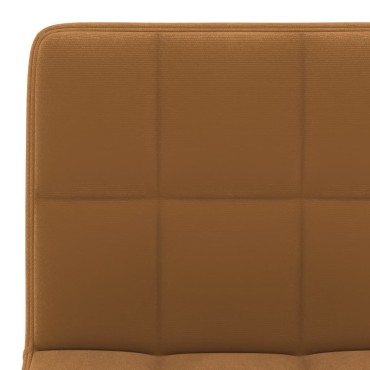 vidaXL Σκαμπό Μπαρ Καφέ Βελούδινο 40x47x(90-111)cm 1 τεμ.