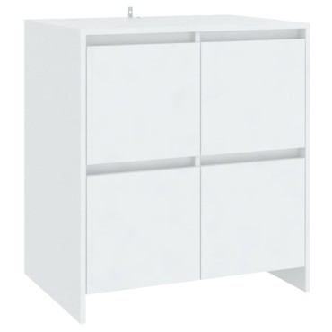 vidaXL Ντουλάπια 2 τεμ. Λευκά 70x41x75cm από Επεξ. Ξύλο