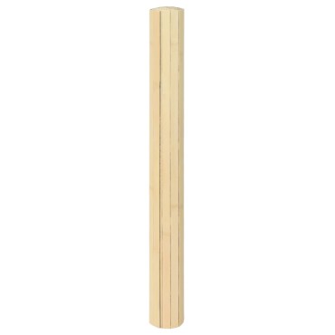 vidaXL Χαλί Ορθογώνιο Ανοιχτό Φυσικό 70x200cm Μπαμπού