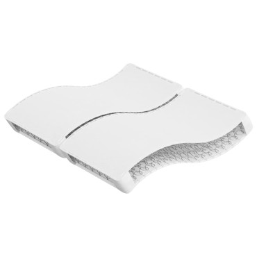 vidaXL Στρώμα με Bonnell Springs Μεσαία Σκληρότητα 200x200cm 1 τεμ. - Διπλό