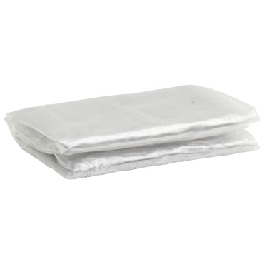 vidaXL Σαφής μουσαμάς με οπές 2x3 m PVC