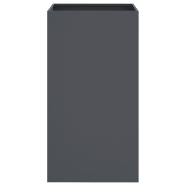 vidaXL Ζαρντινιέρα Ανθρακί 42x38x75 εκ. από Χάλυβα