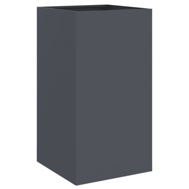 vidaXL Ζαρντινιέρα Ανθρακί 42x38x75 εκ. από Χάλυβα