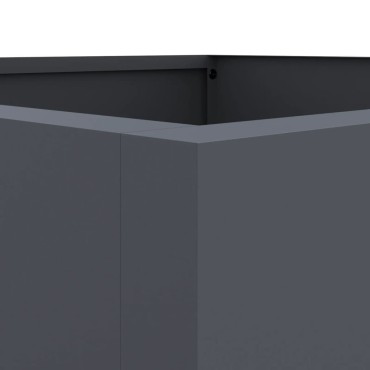 vidaXL Ζαρντινιέρα Ανθρακί 42x38x75 εκ. από Χάλυβα