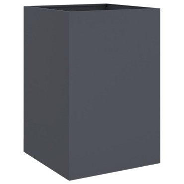 vidaXL Ζαρντινιέρα Ανθρακί 52x48x75 εκ. από Χάλυβα