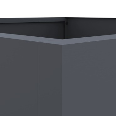 vidaXL Ζαρντινιέρα Ανθρακί 52x48x75 εκ. από Χάλυβα