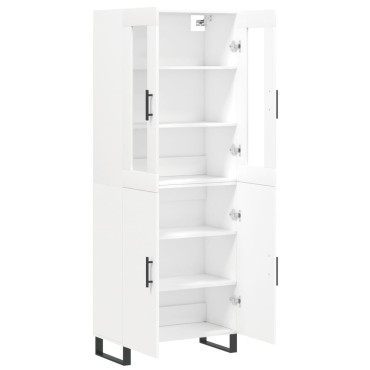 vidaXL Ντουλάπι Λευκό 69,5x34x180cm από Επεξεργασμένο Ξύλο 1 τεμ.