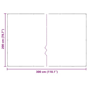vidaXL Κάλυμμα φυτών με οπές 2x3 m PVC